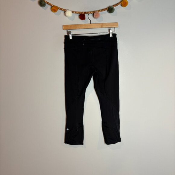 Lululemon black Run Inspire crops - Picture 4 of 5